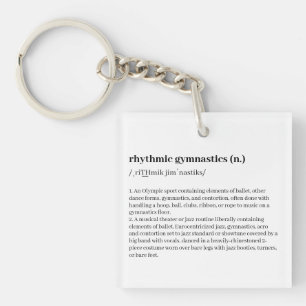 Porte-clefs Définition de la gymnastique rythmique