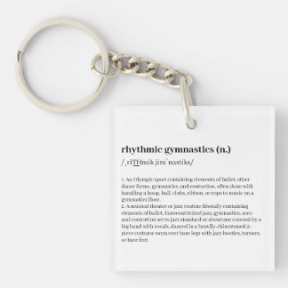 Porte-clefs Définition de la gymnastique rythmique
