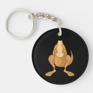 Porte-clefs Déguisement drôle de kangourou drôle d'Halloween f