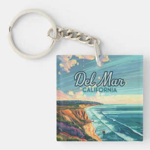 Porte-clefs Del Mar California San Diego Beach Pacifique Vinta