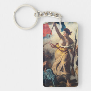 Porte-clefs Delacroix - Liberté À La Tête Du Peuple Gros Plan