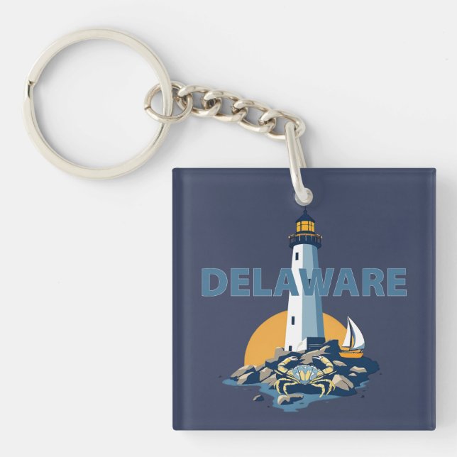 Porte-clefs Delaware, États-Unis d'Amérique (Devant)