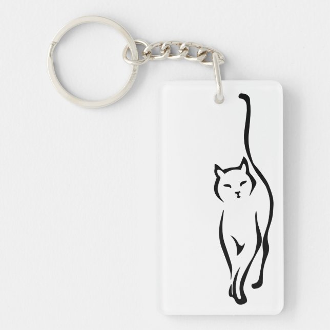 Porte-clefs Délicate de chat (Devant)