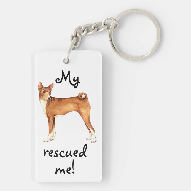 Porte-clefs Délivrance Basenji (Dos)