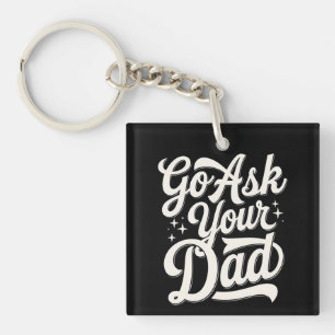 Porte-clefs Demandez à votre père Maman drôle Fête des mères V