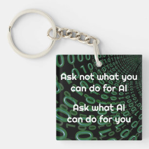 Porte-clefs Demandez ce que l'IA peut faire pour vous