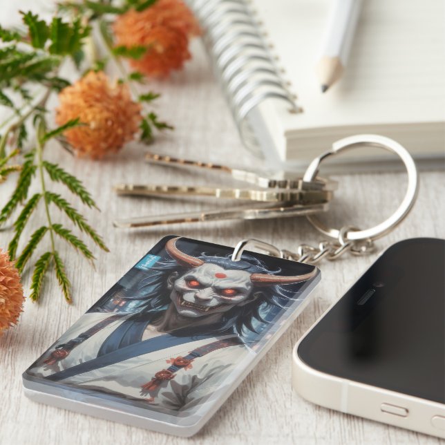 Porte-clefs Demon Samurai (Devant droit)