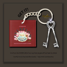 DÉPASSEMENT Porte - clé acrylique par Adiela Akoo