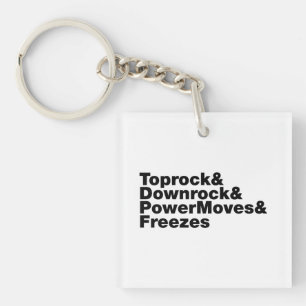 Porte-clefs Déplacements de rupture (Breakdance)