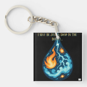 Porte-clefs Déposer dans le seau