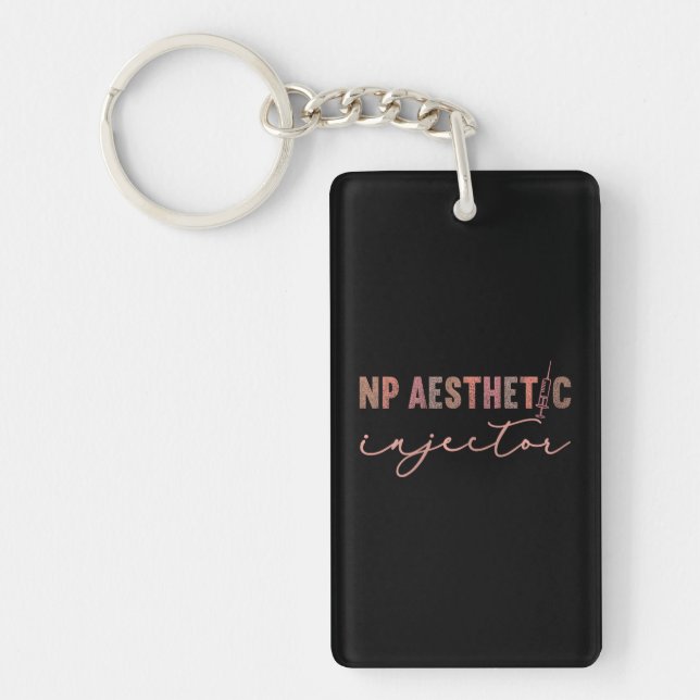 Porte-clefs Derm Nurse PA NP Esthétique Injector botox (Devant)