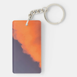 Porte-clefs Des nuages magiques et rêvés dans des couleurs rêv
