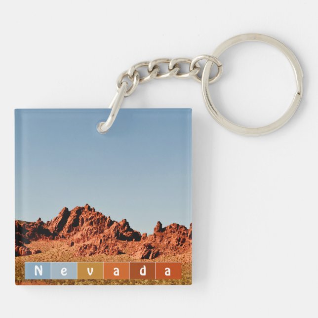 Porte-clefs Désert du Nevada (Dos)