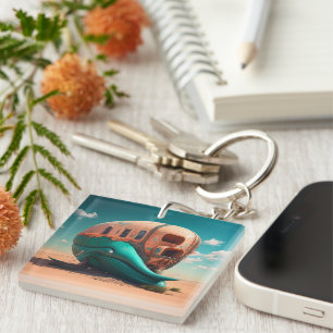 Porte-clefs Desert whale house