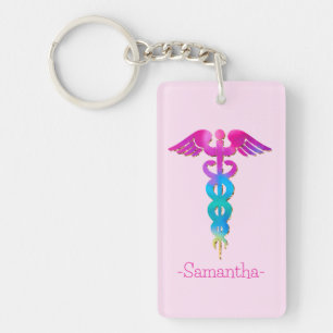 Porte-clefs Design de logo Médicale de charme et coloré