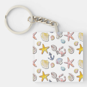 Porte-clefs Design de plage simple et agréable