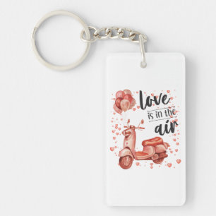 Porte-clefs Design de Saint-Valentin : porte - clé scooter et