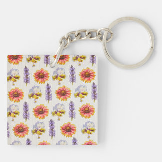 Porte-clefs Design floral
