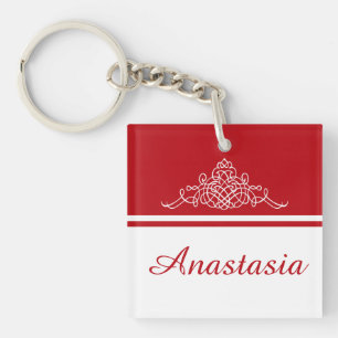Porte-clefs Design floral élégant