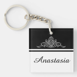 Porte-clefs Design floral élégant