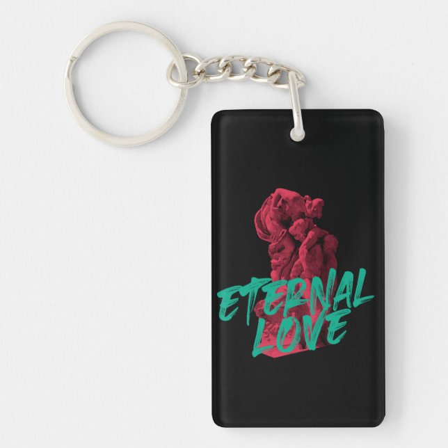 Porte-clefs Design graphique dynamique, urbain, tendance Etern (Devant)