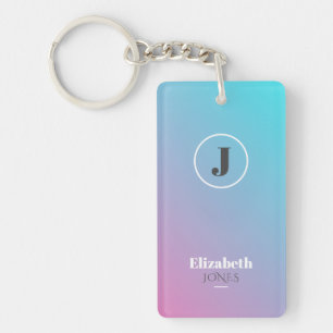 Porte-clefs Design minimaliste aux couleurs pastel