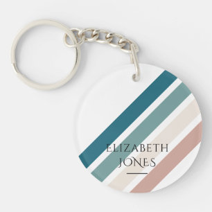 Porte-clefs Design minimaliste aux couleurs pastel