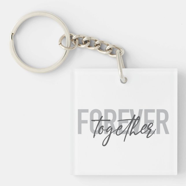 Porte-clefs Design moderne, simple, cool de Forever Together (Devant)