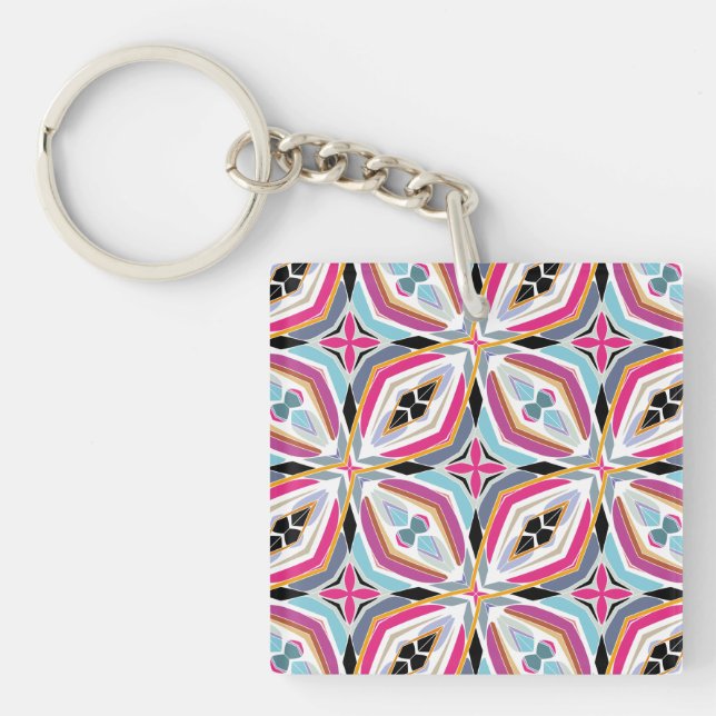 Porte-clefs Design Motif unique (Devant)