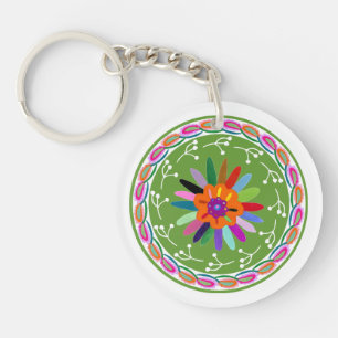 Porte-clefs Design Otomi moderne