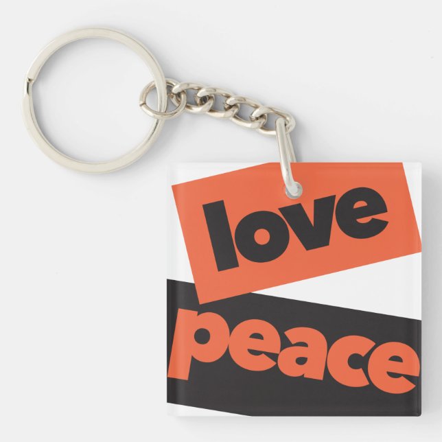 Porte-clefs Design urbain, audacieux, simple et dynamique de L (Devant)