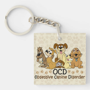 Porte-clefs Désordre canin obsédant d'OCD