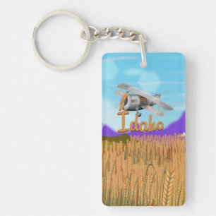 Porte-clefs Dessin animé de culture de récolte dans l'Idaho
