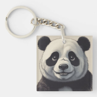 Porte-clefs Dessin de Panda