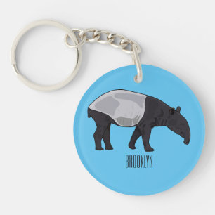 Porte-clefs Dessin sur Tapir