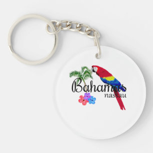 Porte-clefs Destination tropicale des Bahamas de Nassau