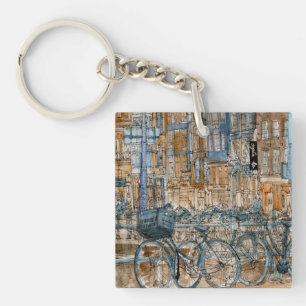 Porte-clefs Destinations   Aquarelle New York City View