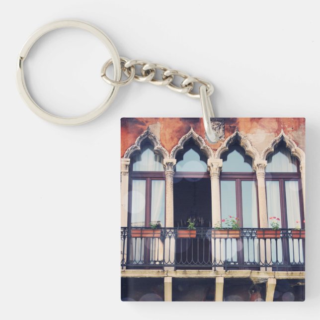 Porte-clefs Destinations | Bâtiment rustique de Venise (Devant)