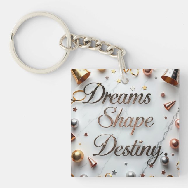 Porte-clefs Destinée de forme de rêves (Devant)