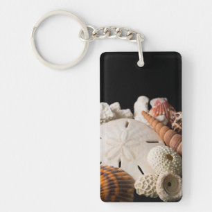 Porte-clefs Détail de coquillages du monde entier