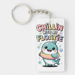 Porte-clefs Détente avec mon flotteur Bébé Requin Enfants