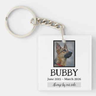 Porte-clefs Deuil Funéraire Mémorial Amour Perte d'Animaux Dan