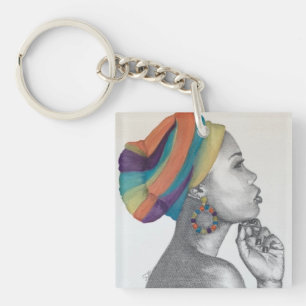 Porte-clefs Deux QUEENS Porte - clé acrylique double face