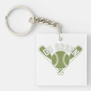 Porte-clefs Devenez écolo Baseball Design