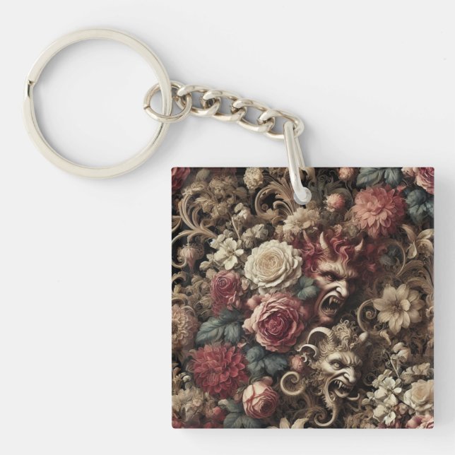 Porte-clefs Dévilerie décadente - gothique baroque (Devant)