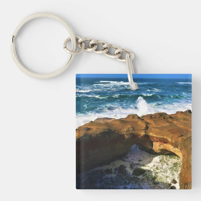 Porte-clefs Devil's Punchbowl, Newport, Oregon (Devant)