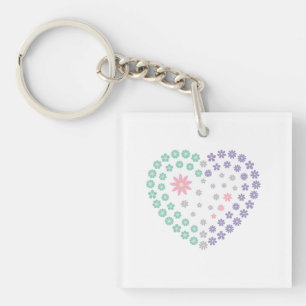 Porte-clefs Dévotion florale