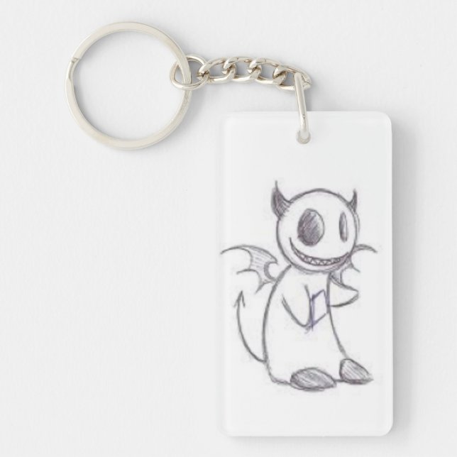 PORTE-CLEFS DIABLE ET ANGE (Devant)