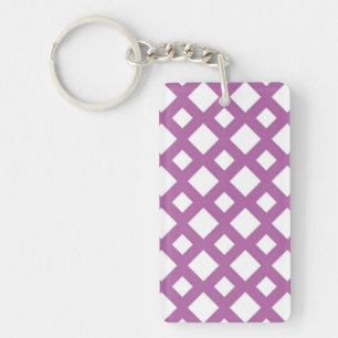 Porte-clefs Diamants blancs sur Lavender