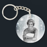 Porte-clefs Diana, Princesse de Galles 1990 stylisée<br><div class="desc">portant le Knot Tiara de l’amant de la reine Mary’s</div>